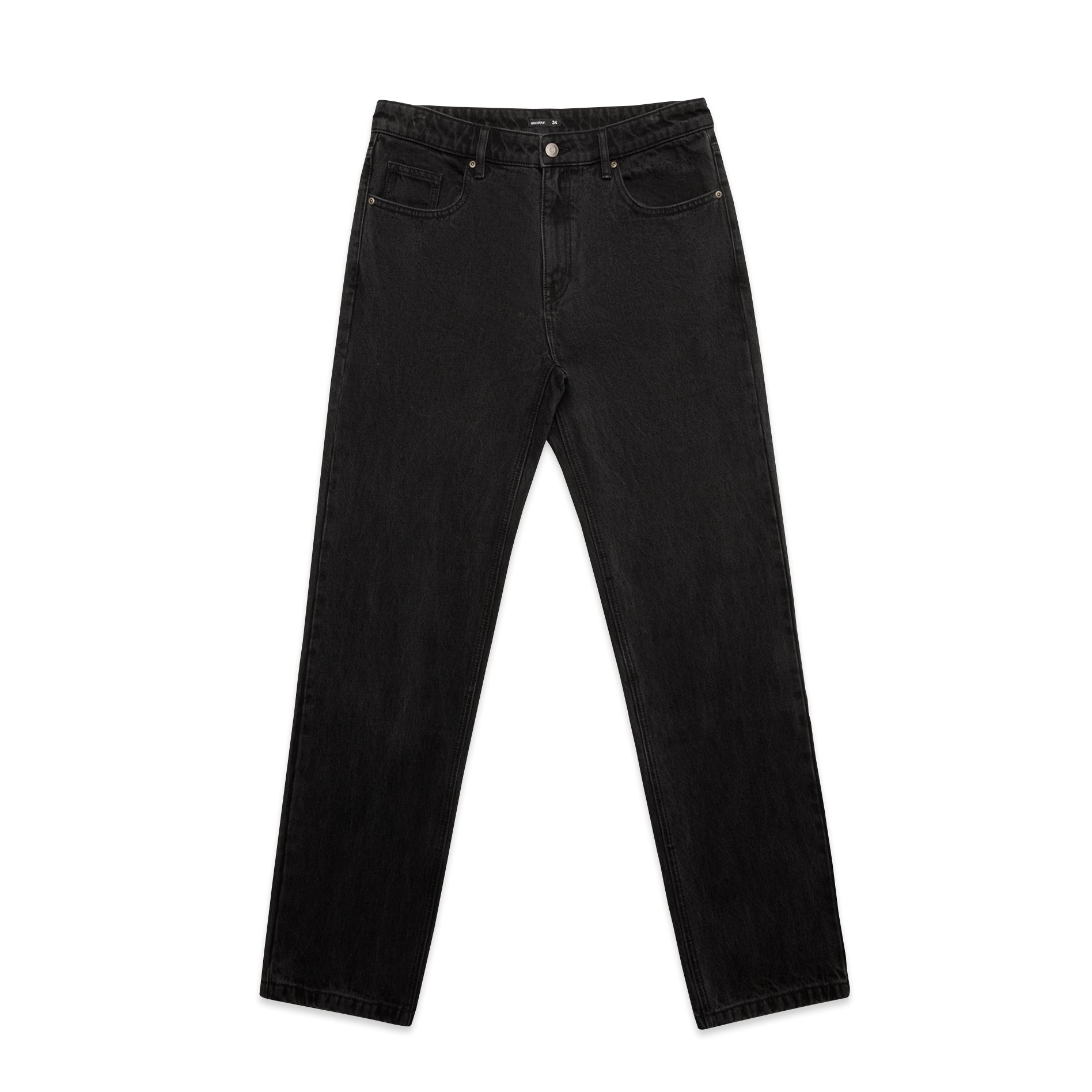 ShortForm Black Straight Jean
