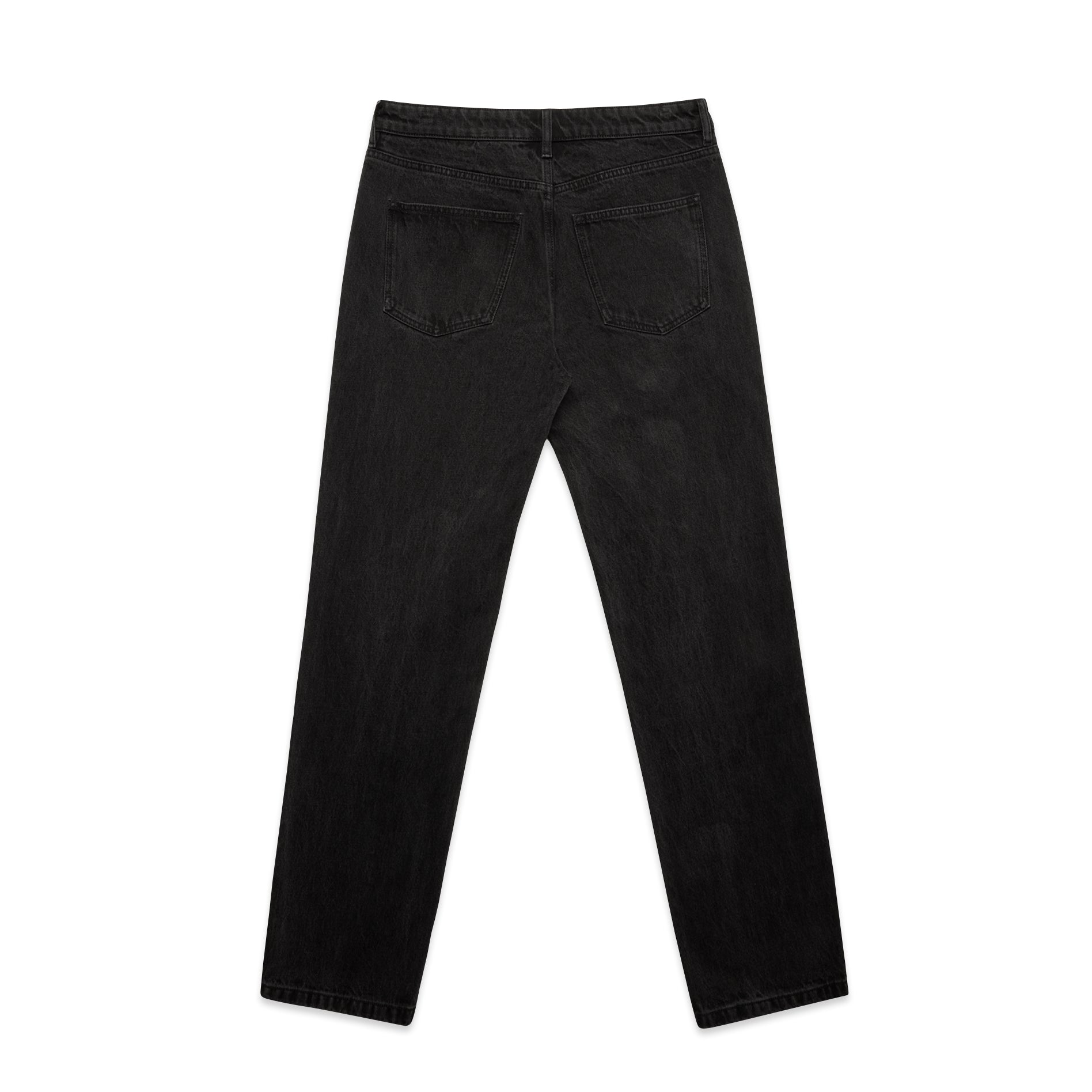 ShortForm Black Straight Jean