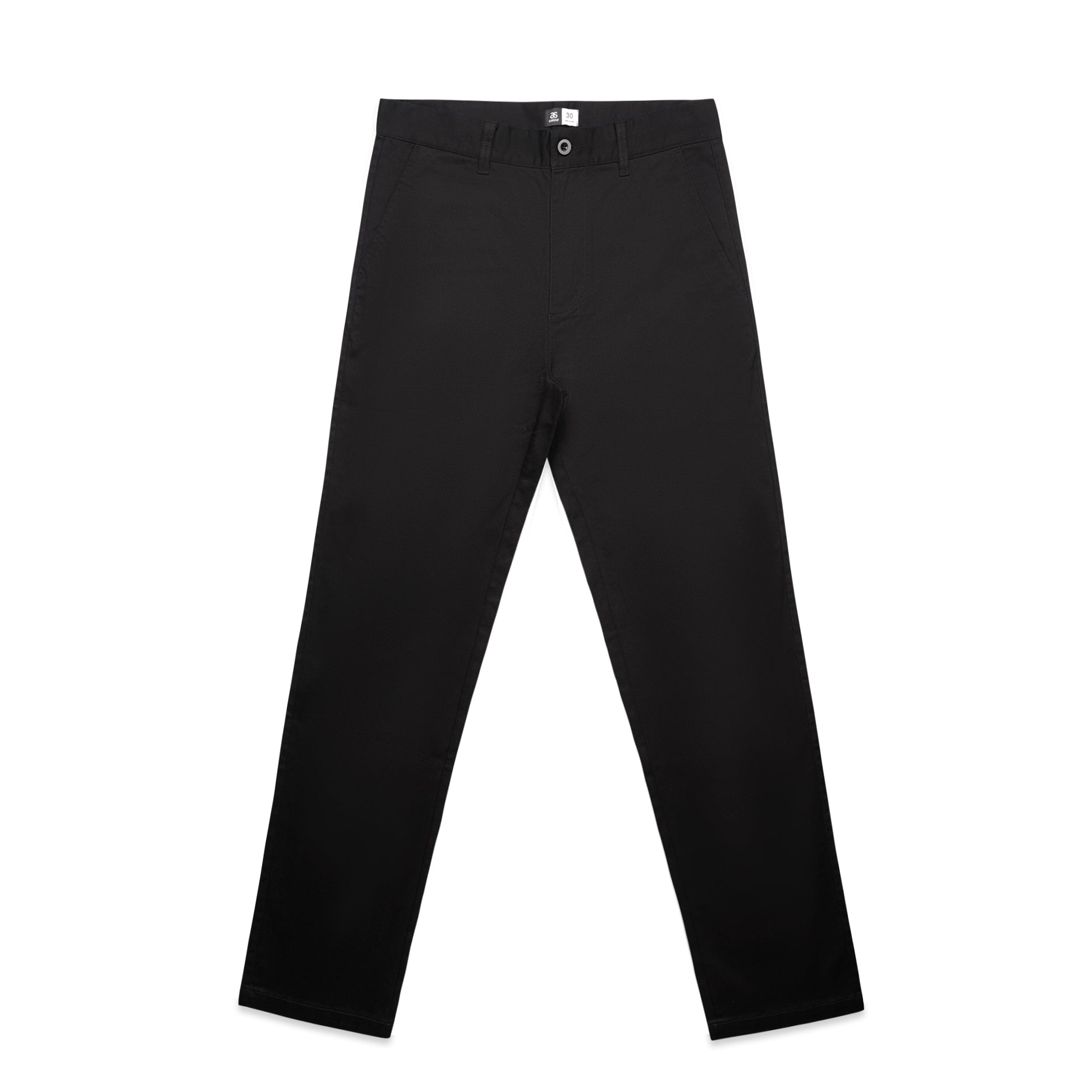 ShortForm Black Straight Chino