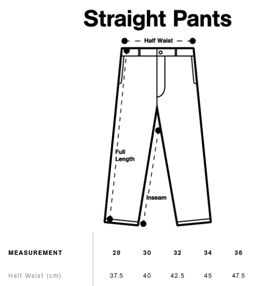 ShortForm Black Straight Chino